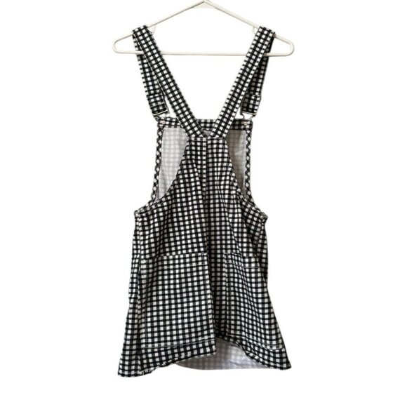 Forever 21 Jumper Overall Dress Skirt Women’s Small Checkered Black and White‎ - Picture 2 of 15